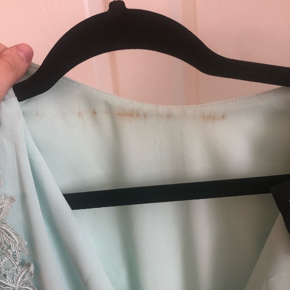 Vintage seafoam Ursula of Switzerland dress - Picture 5 of 5